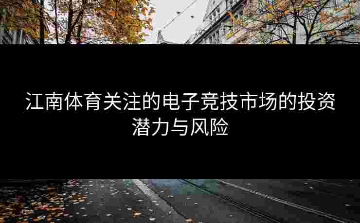 江南体育关注的电子竞技市场的投资潜力与风险 江南体育关注的电子竞技市场的投资潜力与风险